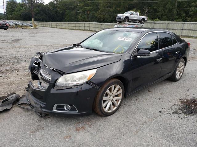 1G11H5SA5DF322337 - 2013 CHEVROLET MALIBU LTZ შავი ფოტო 2