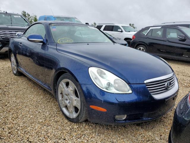 JTHFN48Y340054751 - 2004 LEXUS SC 430 BLUE photo 1