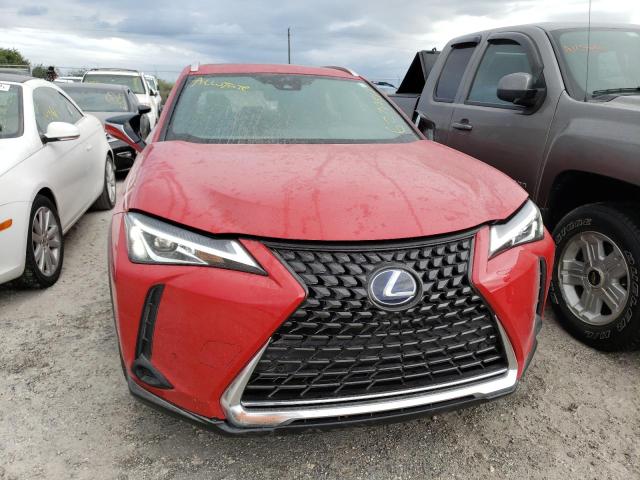 JTHP9JBH5M2047725 - 2021 LEXUS UX 250H RED photo 9