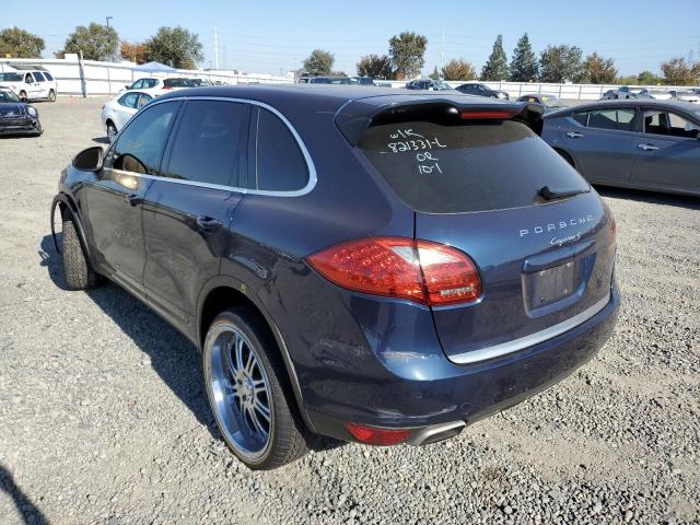 WP1AB2A28CLA45943 - 2012 PORSCHE CAYENNE S BLUE photo 3