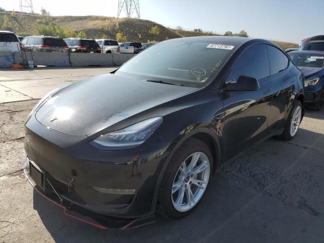 5YJYGDEEXMF257667 - 2021 TESLA MODEL Y غير معروف - غير مقبول للجرد صورة 2