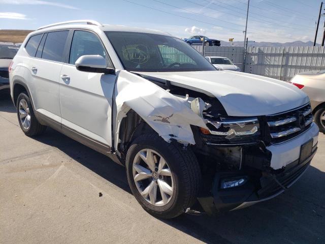 1V2LR2CA4KC518468 - 2019 VOLKSWAGEN ATLAS SE WHITE photo 1