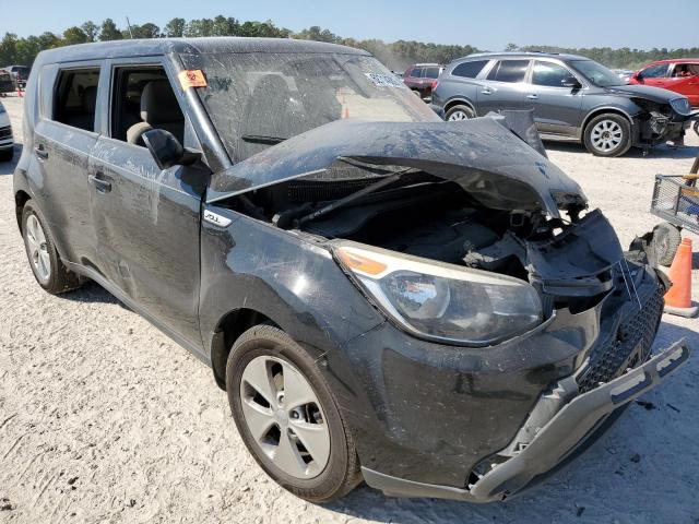 KNDJN2A28F7190230 - 2015 KIA SOUL BLACK photo 1