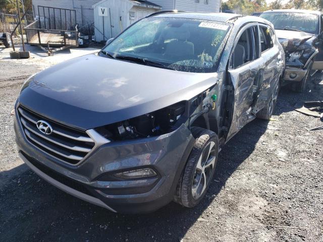 KM8J3CA29JU629212 - 2018 HYUNDAI TUCSON VAL GRAY photo 2