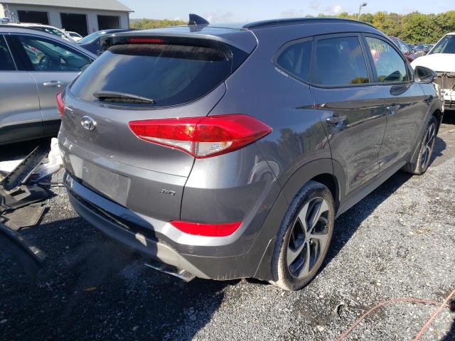 KM8J3CA29JU629212 - 2018 HYUNDAI TUCSON VAL GRAY photo 4