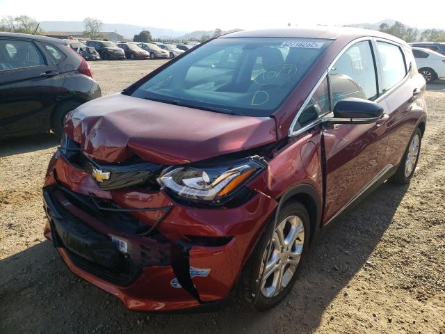 1G1FY6S08M4107985 - 2021 CHEVROLET BOLT EV LT RED photo 9