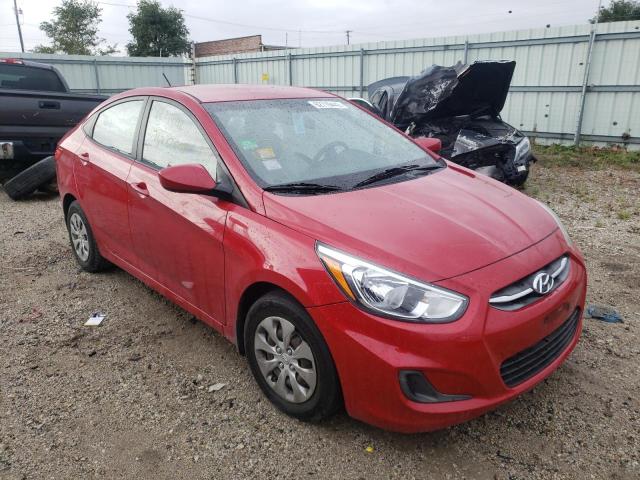 KMHCT4AE4GU064319 - 2016 HYUNDAI ACCENT RED photo 1