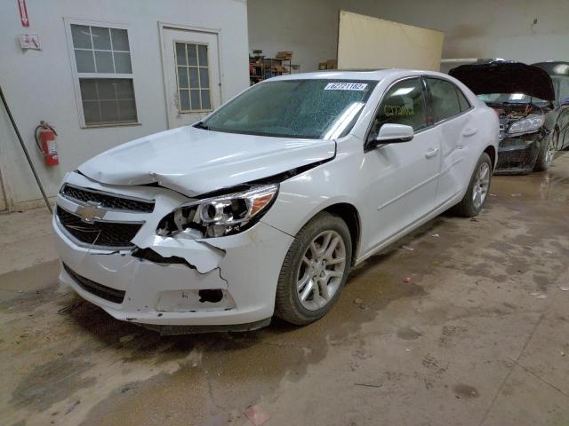 1G11C5SAXDF230218 - 2013 CHEVROLET MALIBU 1LT თეთრი ფოტო 2