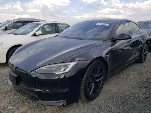 5YJSA1E55NF475183 - 2022 TESLA MODEL S Qara foto 2