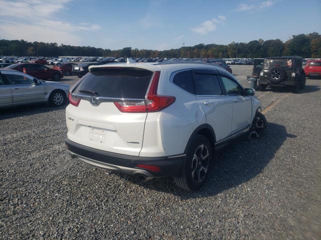 7FARW1H94KE002583 - 2019 HONDA CR-V TOURI WHITE photo 4