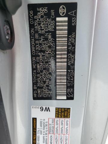 JTKDE167770162577 - 2007 TOYOTA SCION TC 银色 照片 10