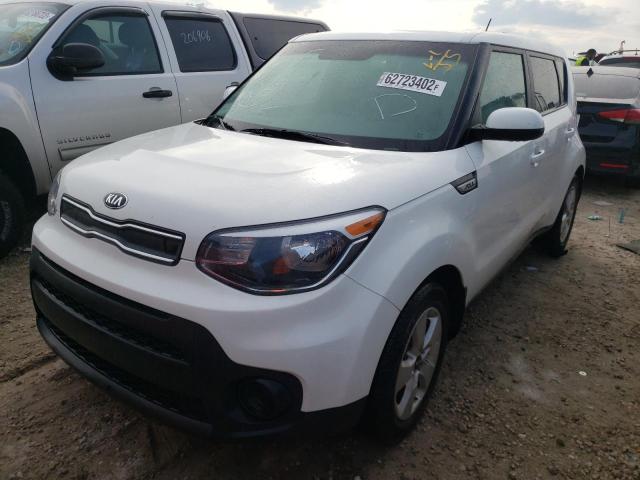 KNDJN2A20K7693678 - 2019 KIA SOUL WHITE photo 2