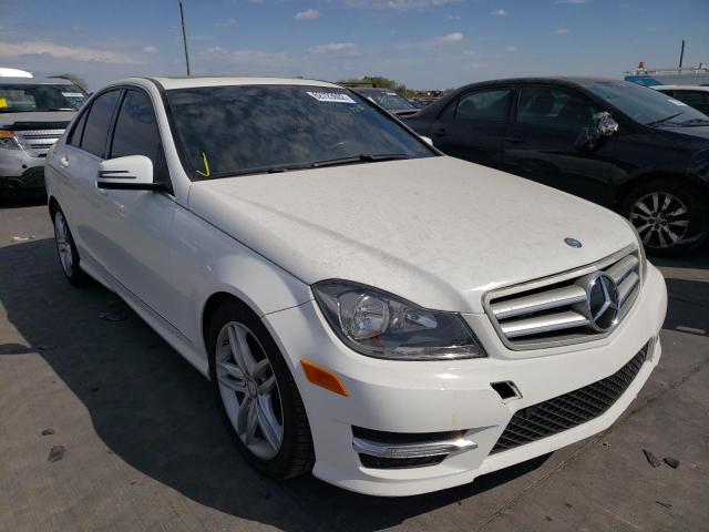 WDDGF4HB3DR276139 - 2013 MERCEDES-BENZ C 250 WHITE photo 1