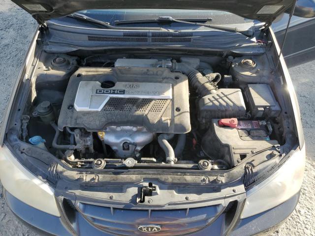 KNAFE121X45042396 - 2004 KIA SPECTRA LX GRAY photo 7