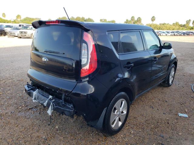 KNDJN2A2XF7771874 - 2015 KIA SOUL BLACK photo 4