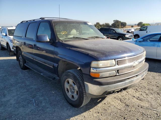 3GNFK16T01G182458 - 2001 CHEVROLET SUBURBAN K BLUE photo 1