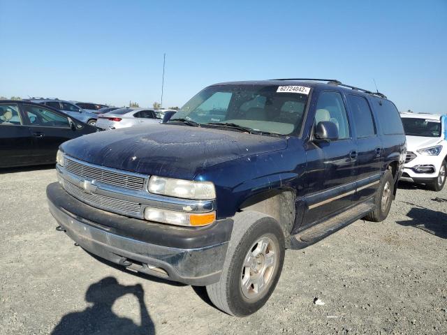 3GNFK16T01G182458 - 2001 CHEVROLET SUBURBAN K BLUE photo 2