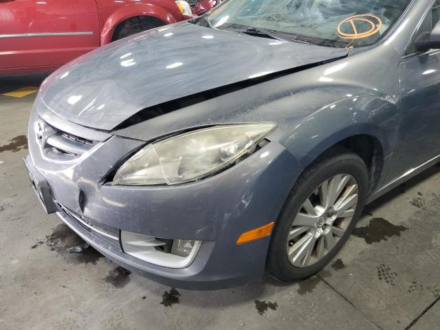 1YVHZ8CH9A5M57848 - 2010 MAZDA 6 I GRAY photo 9