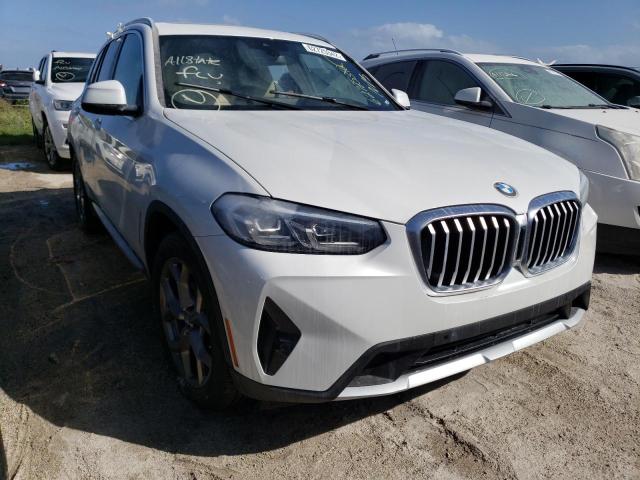 5UX53DP09N9J89744 - 2022 BMW X3 XDRIVE3 WHITE photo 1