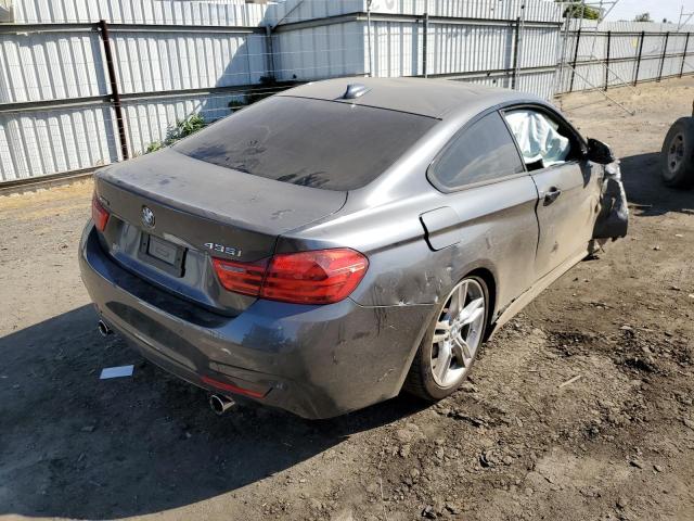 WBA3R5C55FK189407 - 2015 BMW 435 XI GRAY photo 4