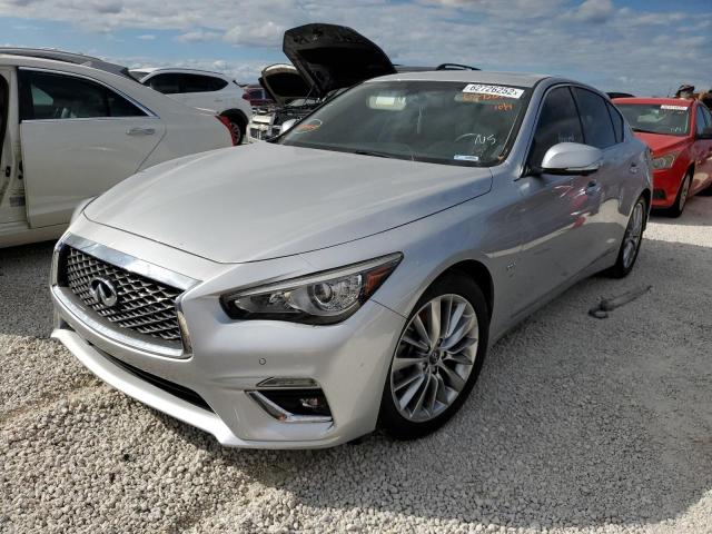 JN1EV7AP3JM352952 - 2018 INFINITI Q50 LUXE SILVER photo 2