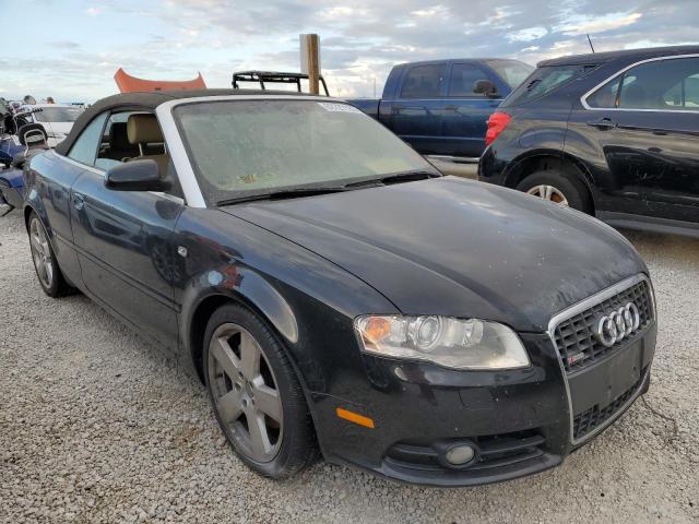 WAUEH48H77K031130 - 2007 AUDI A4 S-LINE BLACK photo 1