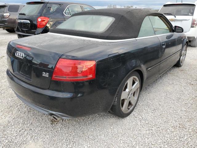 WAUEH48H77K031130 - 2007 AUDI A4 S-LINE BLACK photo 4