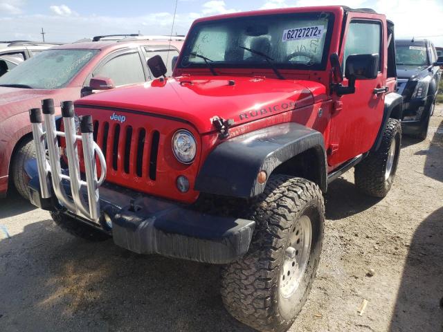 1C4BJWCG7HL617956 - 2017 JEEP WRANGLER R RED photo 2