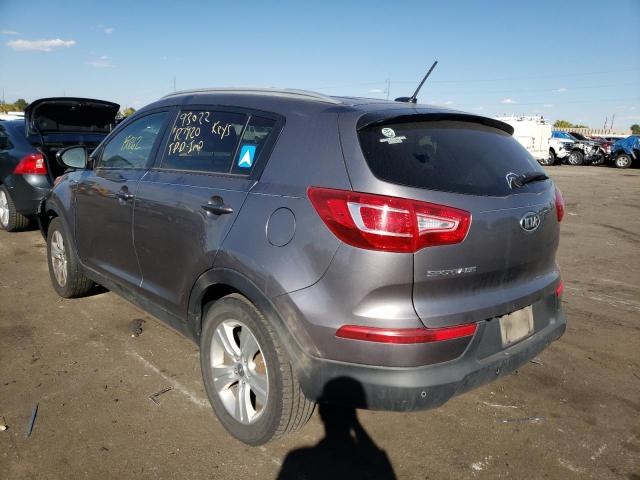 KNDPBCA26B7081526 - 2011 KIA SPORTAGE L SILVER photo 3