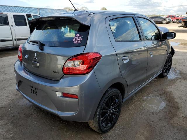 ML32A5HJ3LH008327 - 2020 MITSUBISHI MIRAGE LE GRAY photo 4