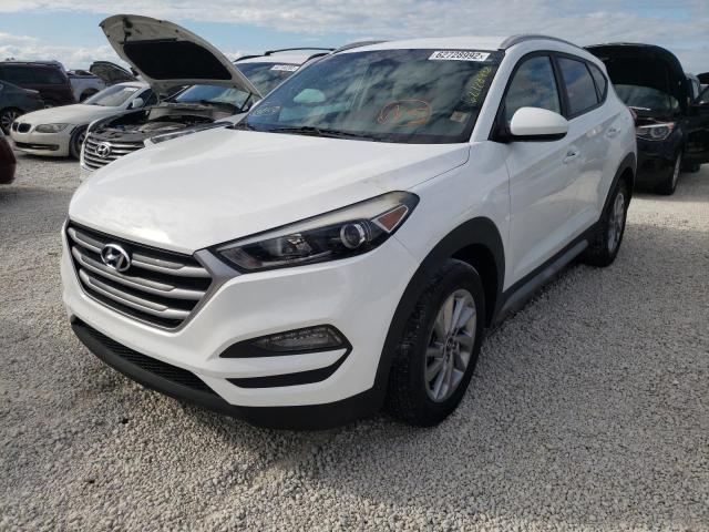 KM8J33A44JU606471 - 2018 HYUNDAI TUCSON SEL WHITE photo 2