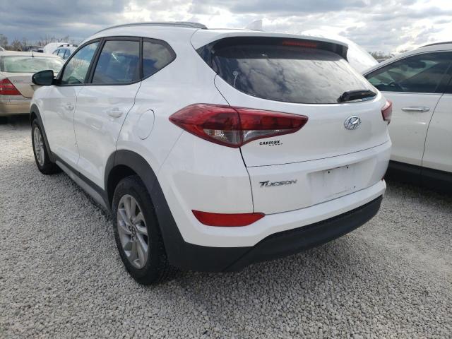 KM8J33A44JU606471 - 2018 HYUNDAI TUCSON SEL WHITE photo 3