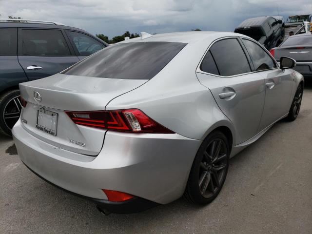 JTHBF1D26F5067947 - 2015 LEXUS IS 250 SILVER photo 4