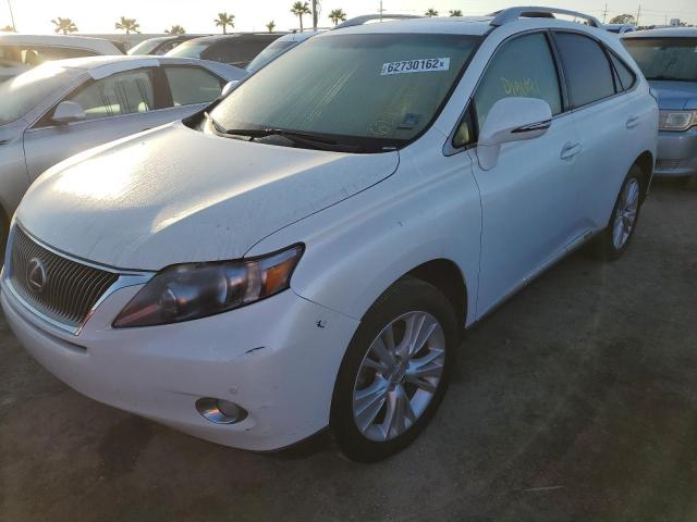 JTJBC1BA9A2414392 - 2010 LEXUS RX 450 WHITE photo 2