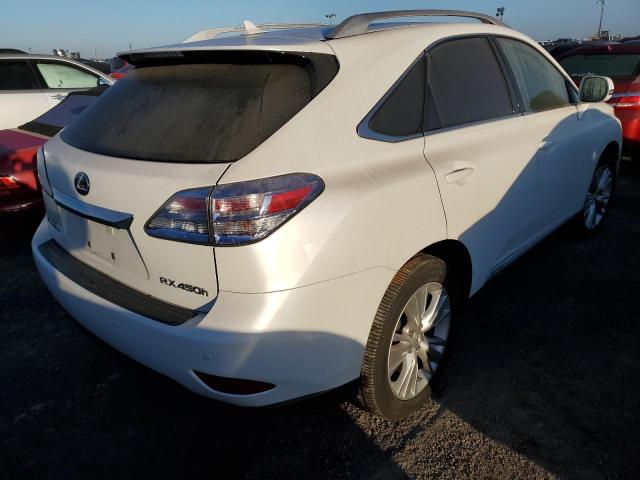 JTJBC1BA9A2414392 - 2010 LEXUS RX 450 WHITE photo 4