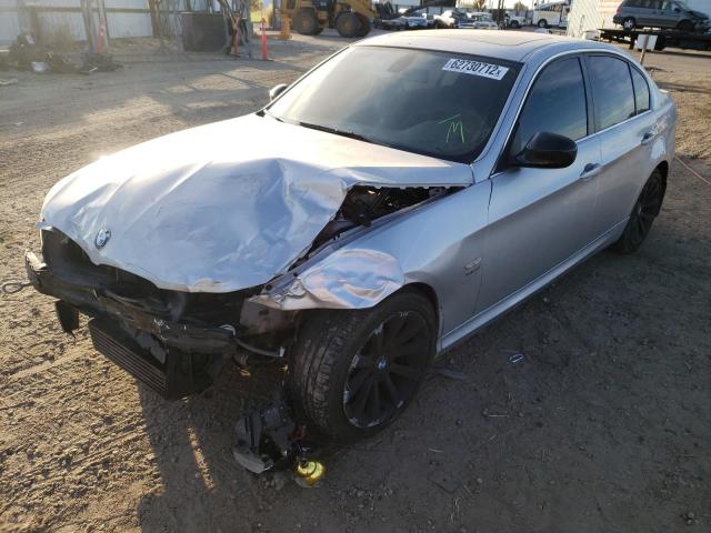 WBAPL3C51AA408465 - 2010 BMW 335 XI SILVER photo 2