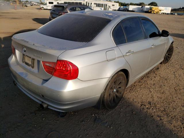 WBAPL3C51AA408465 - 2010 BMW 335 XI SILVER photo 4