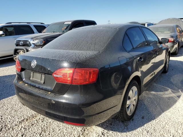 3VW2K7AJ7CM332535 - 2012 VOLKSWAGEN JETTA BASE أسود صورة 4