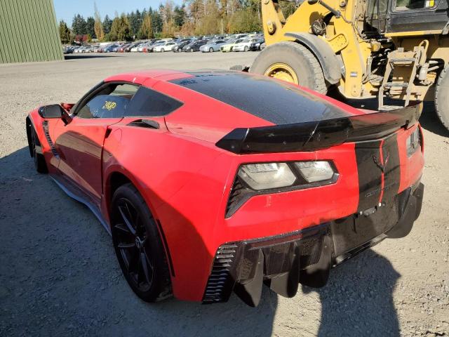 1G1YU2D63F5604020 - 2015 CHEVROLET CORVETTE Z RED photo 3