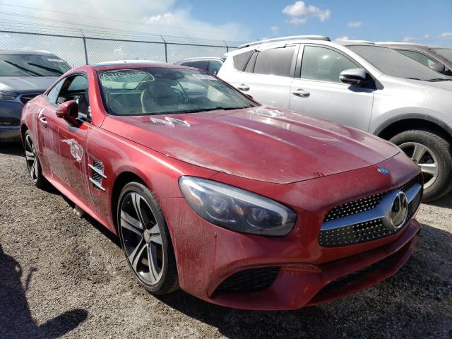 WDDJK6GA4HF044565 - 2017 MERCEDES-BENZ SL 450 BURGUNDY photo 1