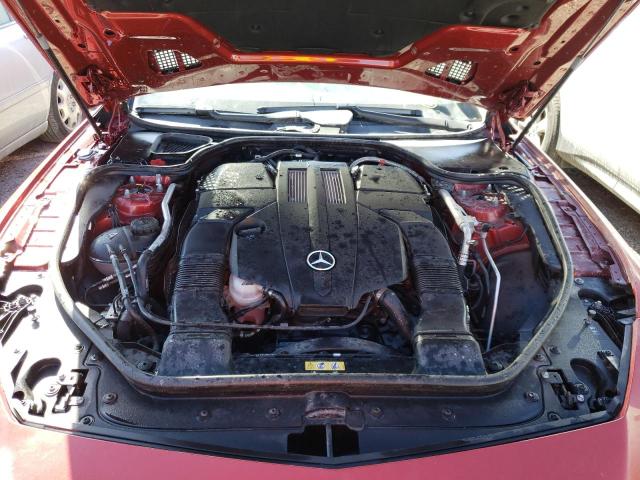 WDDJK6GA4HF044565 - 2017 MERCEDES-BENZ SL 450 BURGUNDY photo 7