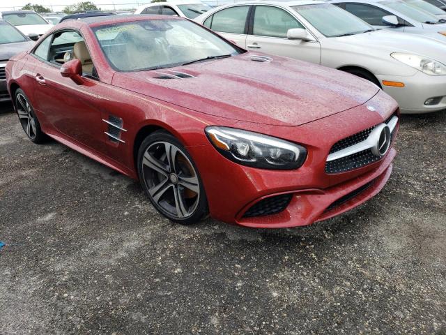 WDDJK6GA4HF044565 - 2017 MERCEDES-BENZ SL 450 BURGUNDY photo 9