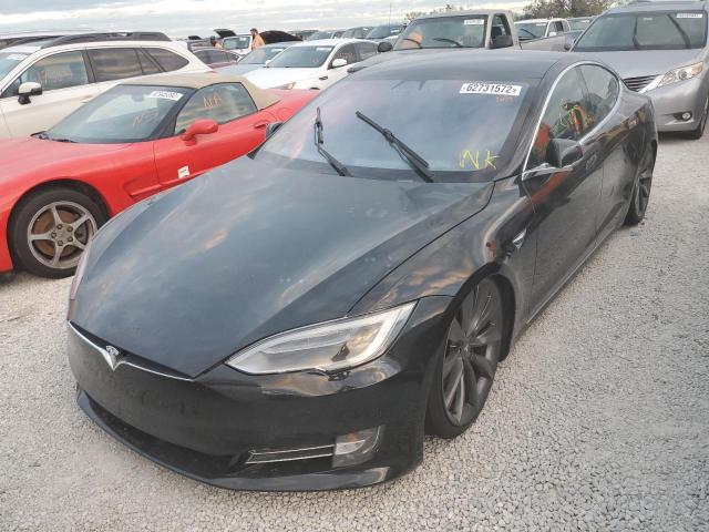 5YJSA1E10HF225870 - 2017 TESLA MODEL S Սև լուսանկար 2