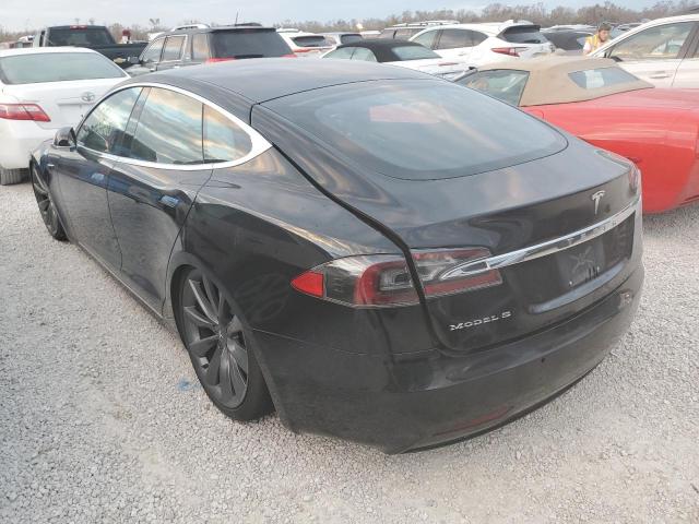 5YJSA1E10HF225870 - 2017 TESLA MODEL S Սև լուսանկար 3