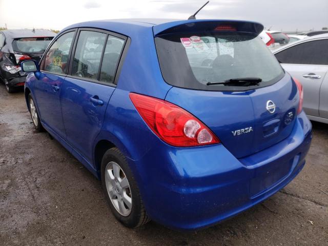 3N1BC1CP5AL448241 - 2010 NISSAN VERSA S BLUE photo 3