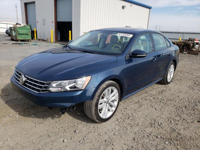 1VWLA7A32KC013729 - 2019 VOLKSWAGEN PASSAT WOL BLUE photo 2