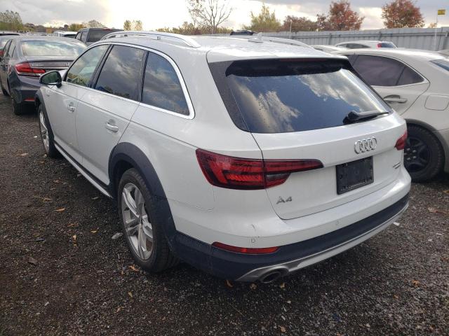 WA18NAF44JA166970 - 2018 AUDI A4 ALLROAD WHITE photo 3