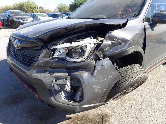 JF2SKARC7MH583391 - 2021 SUBARU FORESTER S GRAY photo 9