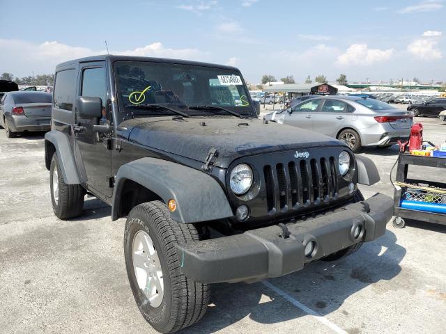 1C4GJWAG1FL607512 - 2015 JEEP WRANGLER S BLACK photo 1