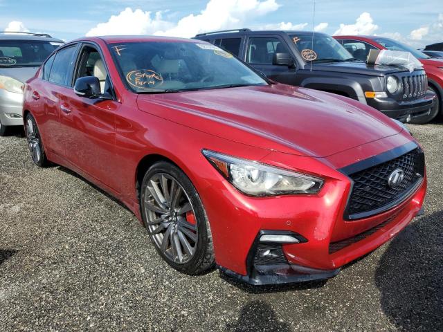 JN1FV7DPXMM850280 - 2021 INFINITI Q50 RED SP RED photo 1